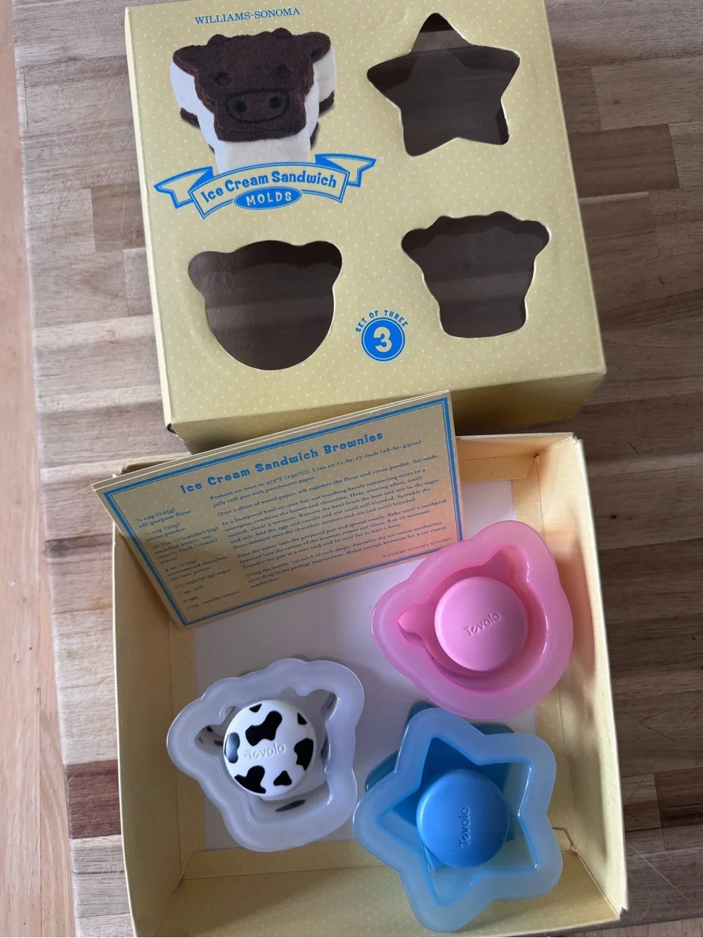 Williams-Sonoma Ice Cream Molds * In Box With Instructions